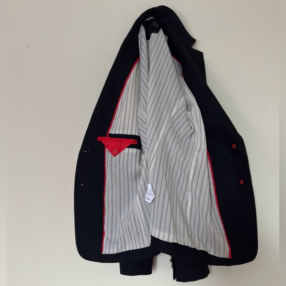 J.Crew Rhodes Women’s Black Wool Blazer Size 6 Classic Two-Button NWOT - Picture 10 of 15